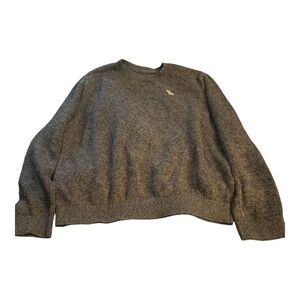 Abercrombie Kids Gray and Black Sweater Size 11/12